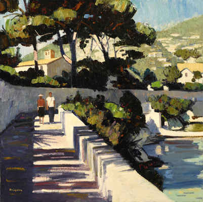 Afternoon Stroll, Cap Ferrat