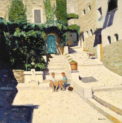 Cobbled Courtyard, Auribeau-sur-Siagne