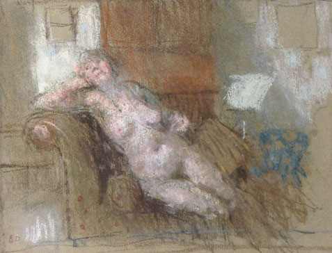Nude on Sofa