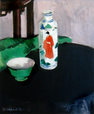 Still Life with Ming Vase