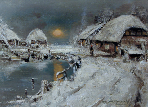 Farm Scene, Winter