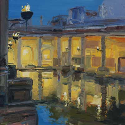 Roman Baths, Torchlight