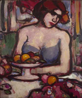 Girl and Fruit