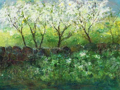 Trees in Blossom, April