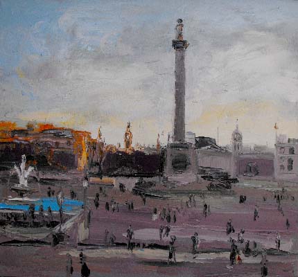 Winter Afternoon, Trafalgar Square