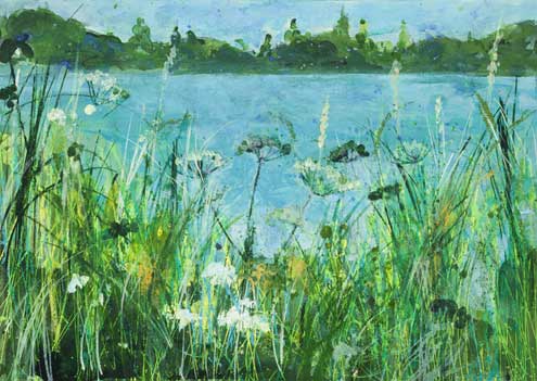 Lochore, Cow Parsley and Grasses