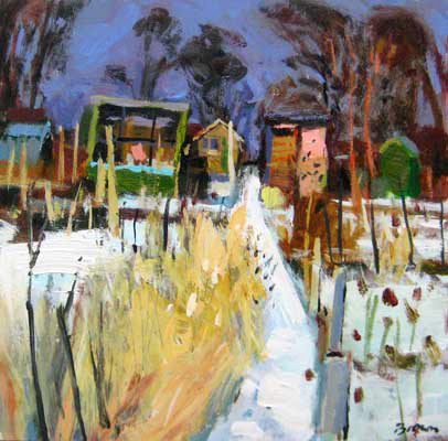 Snow Covered Path in the Allotments