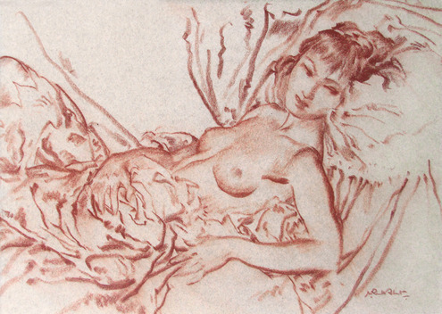 A Reclining Female Nude