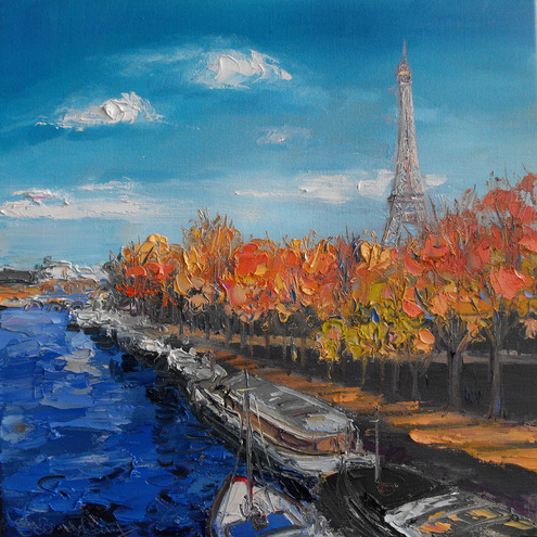 Autumn, Eiffel Tower