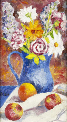 Still Life of Fruits and Flowers