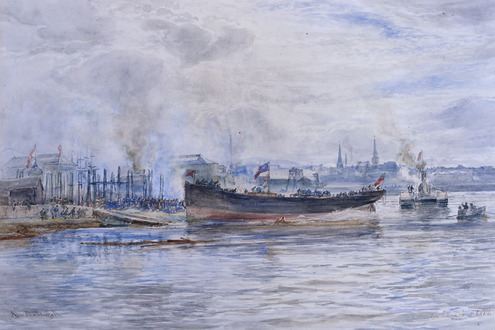 The Launch at Leith, 1887