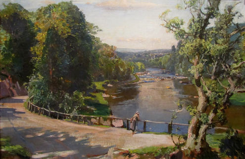 The Gorge from Tillyfourie Gates on the Don, Aberdeenshire