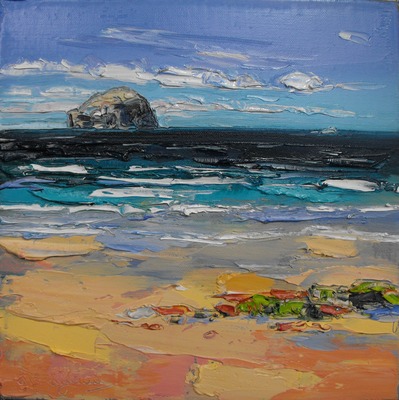 Boat on the Horizon, Bass Rock