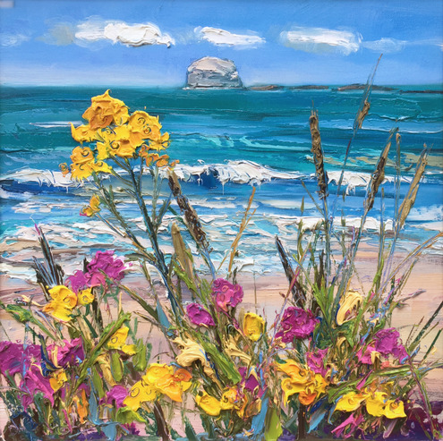 Flowers in the Dunes, North Berwick