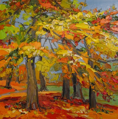 Grove of Autumn Trees