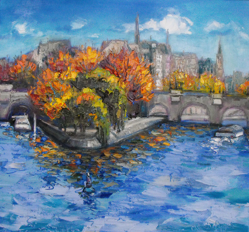 Ile de la Cite, Autumn