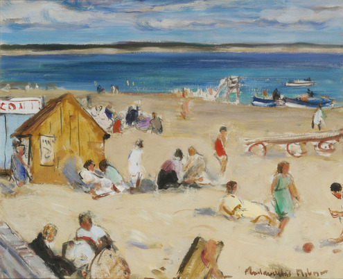 Beach Scene, South of France