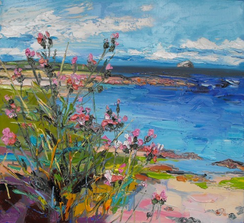 Pink Flowers, Tyninghame Beach