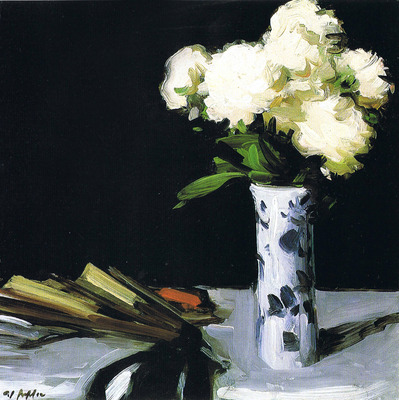 Still Life with Flowers and Fan