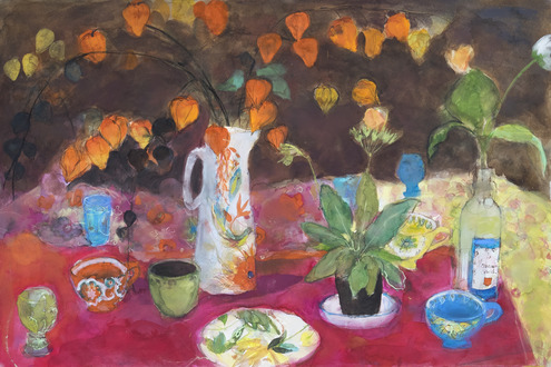 Still Life with Chinese Lanterns