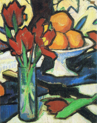 Still Life with Tulips and Oranges