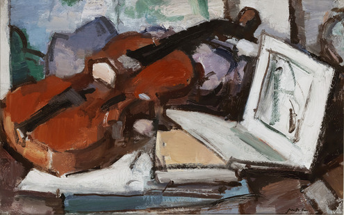 Still Life with Violin