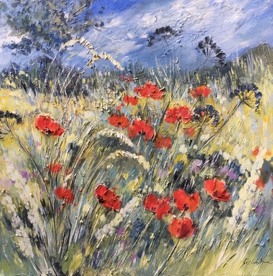 Summer Hedgerows with Poppies