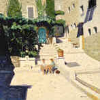 Cobbled Courtyard, Auribeau-sur-Siagne