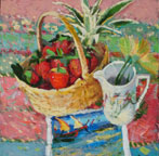 Strawberries with Van Gogh Card