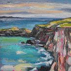 Evening Cliffs, Antrim Coast