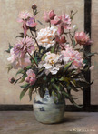 Still Life with Peony Roses 