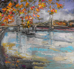 Autumn Trees, Albert Bridge