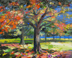 Autumn Trees near the Round Pond, Hyde Park