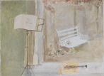 Garden Scene with a Music Stand