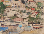 Harbour Scene, South of France