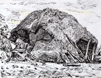 Haystook and Cart 