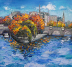 Ile de la Cite, Autumn