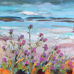 Knapweed by the Beach, Arisaig