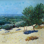 Landscape at Montfrin