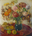 Still Life with Flowers and Apples
