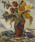 Still Life with Flowers and Grapes