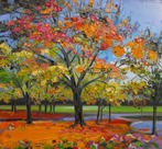 Sunlight on Autumn Trees, Green Park