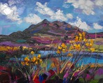 The Cuillins with Yellow Grasses, Skye