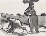 Two Women Washing